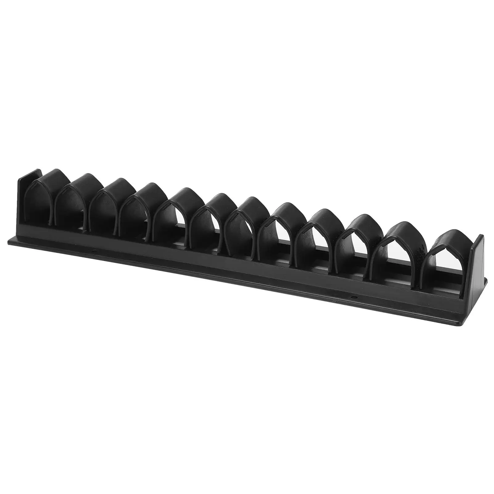 Wall Mounted Plastic Whip Rack-Horizontal Storage Hanger for Whips