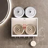 Bathroom wall-mounted storage box Toiletry-skincare products perforation-free storage rack Household dustproof storage box 2