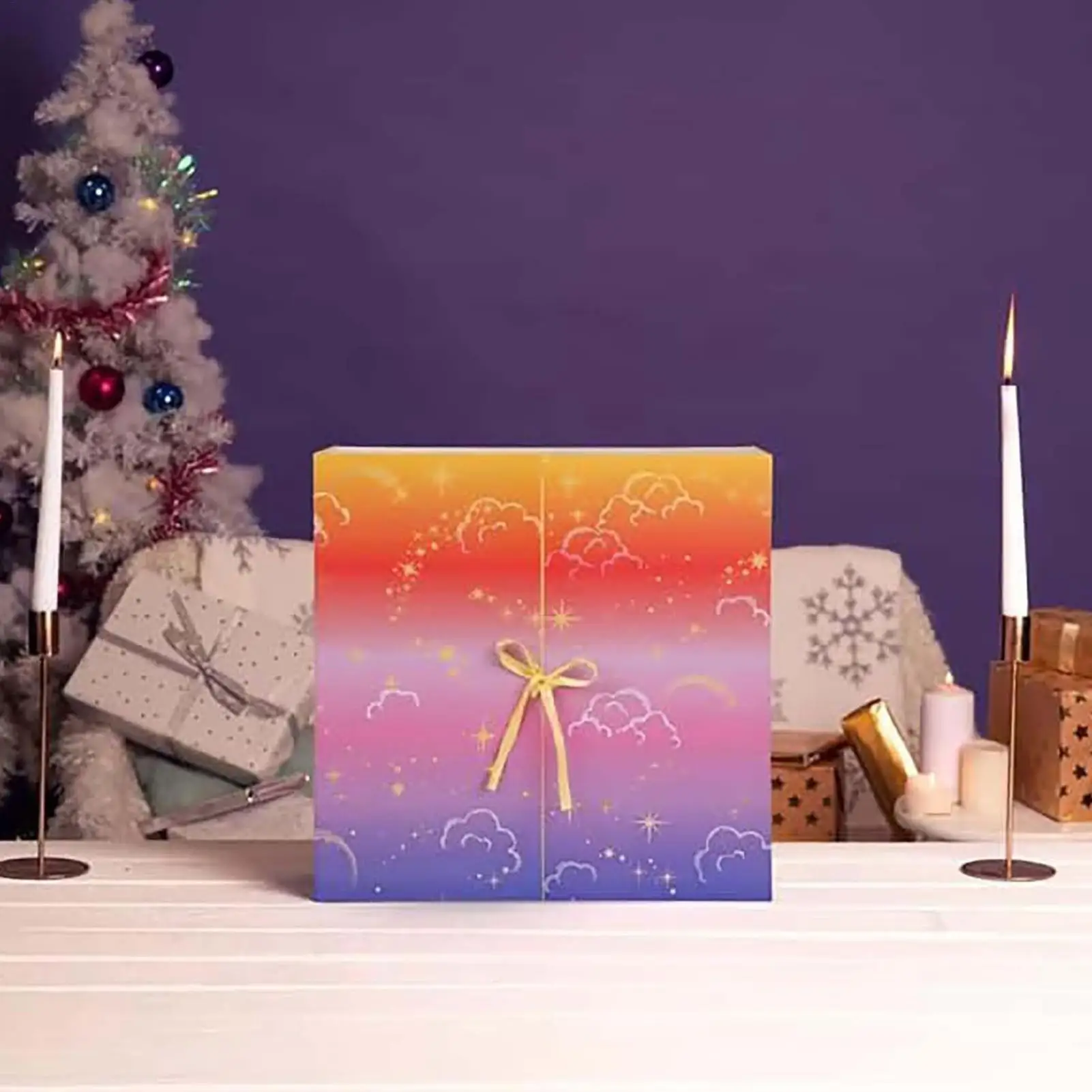 Christmas Yarn Advent 25 Days Crochet Accessories DIY Craft Yarn Countdown Calendar For Women Mothers Enthusiasts Winter