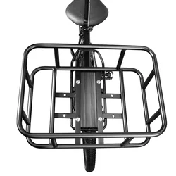 Heavy Duty Rear Metal Bike Basket with Large Capacity (1 car basket)