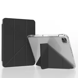 Sleek Y Flip Tablet Case with Pencil Holder and Multi-Device Compatibility for iPad 10th Gen  10.9 (Black)
