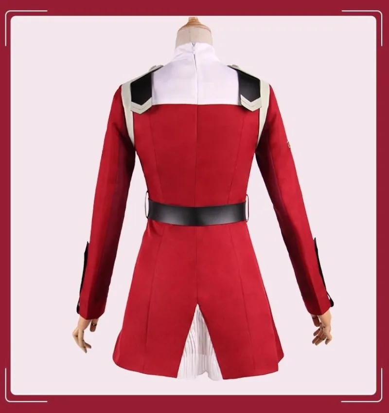 DARLING in the FRANXX Zero Two Red Uniform Cosplay Costume