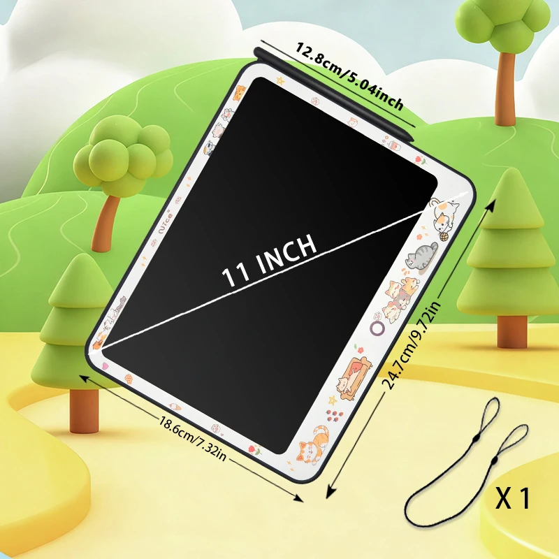 Children's LCD Writing and Drawing Chalkboard Tablet - 11/13/16 Inch Educational Toy