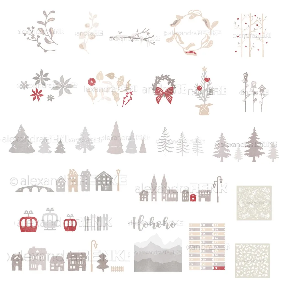 Boîte Noel Matrice De Découpe Boîte Matrices De Découpe Scrapbooking En Métal Boîte De Noël 3D Cutting Dies Boîte Bonbons Chocolat Outil De Gaufrage Décoration Boite De Noel