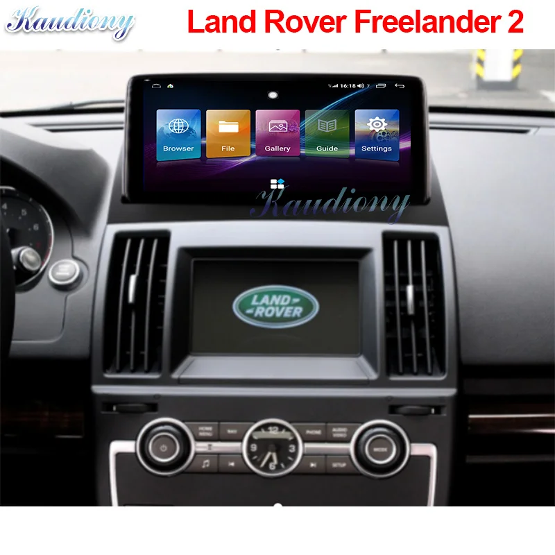 Автомагнитола Kaudiony 10 25 дюйма Android 11 для Land Rover Freelander 2 автомобильный DVD-плеер