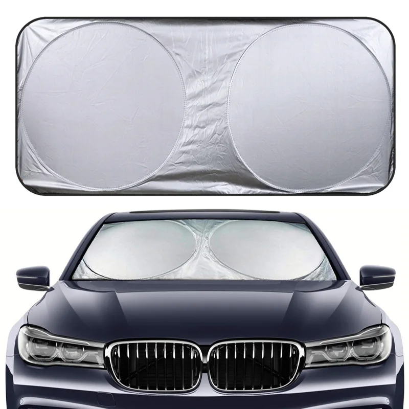 Car Window Sunshade Cover Sun Shade Windshield Visor Protector Windscreen Folding Auto UV Protection Curtain Styling Accessories