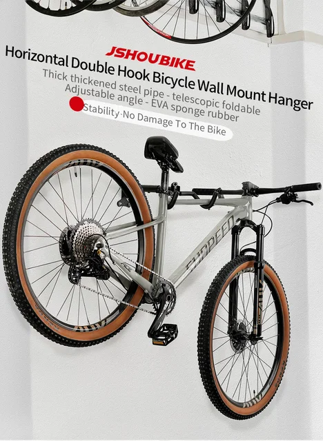 Porte Vélo Mural pour 1 vélo DIY MORE Range Vélo Pliable Rapide et