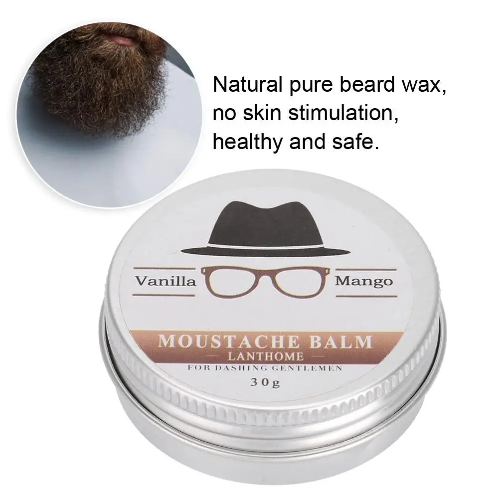 30g Men's for beard Grooming Wax Mustache Moisturizing Wax Smooth Styling & Shaving Care