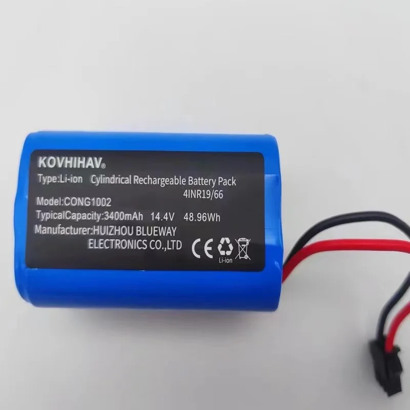 Replacement Battery for CECOTEC CONGA 1090, Conga 1099, CONGA 1190, Conga  1790, Conga 1990, Conga 2290 Ultra 14.4V/3400mAh
