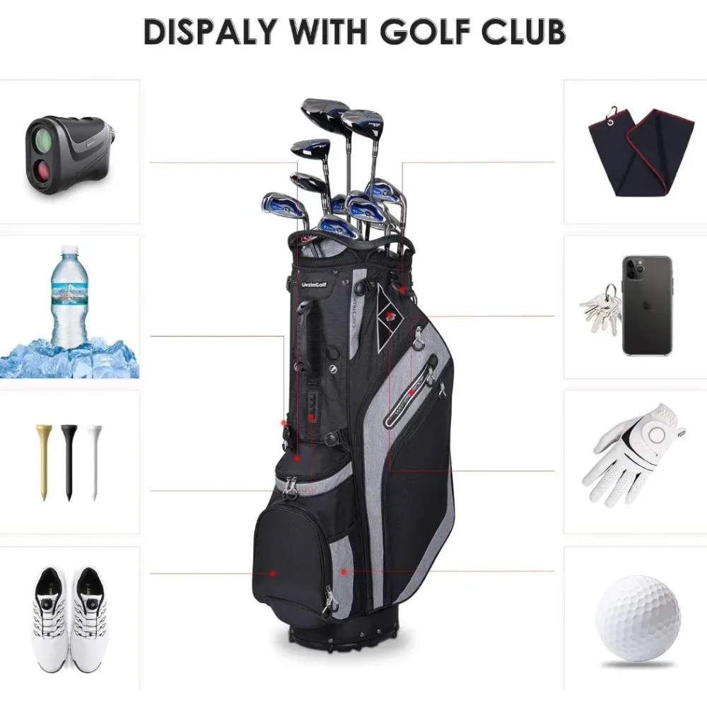 Golf Stand Bag 14 Way Top Dividers 2