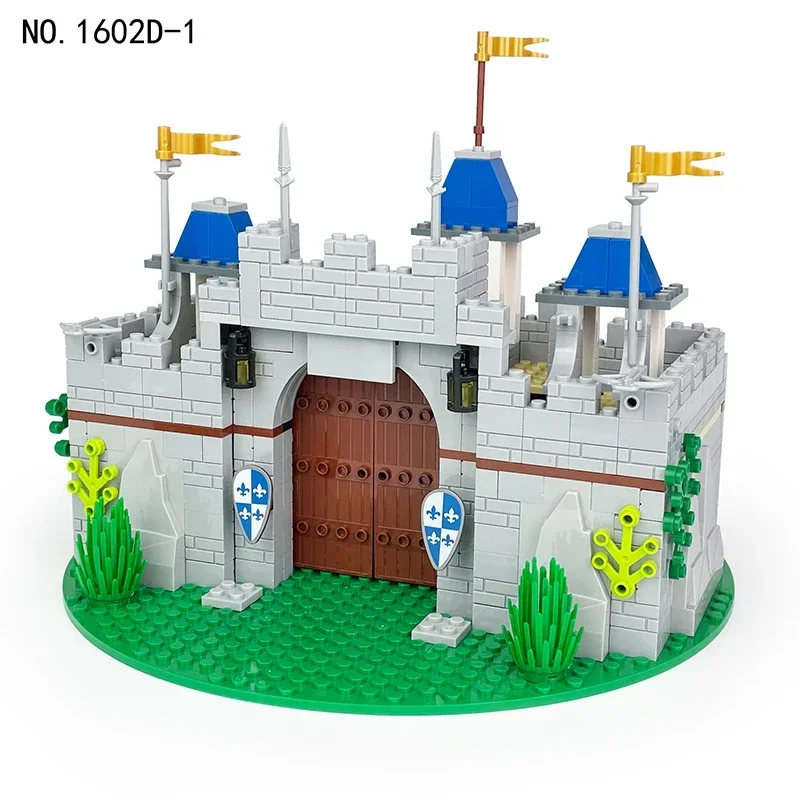 Château Médiéval Miniature Avec Figurines Soldats - Ensemble De 211 Pièces Pour Enfants - Jouet Éducatif Guerre Médiévale