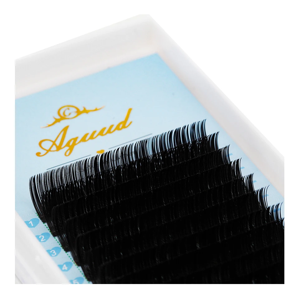 Eyelash Extensions Individual Premium Fake Mink Silk Lashes Extension Supplies Regular Eyelashes for Professional