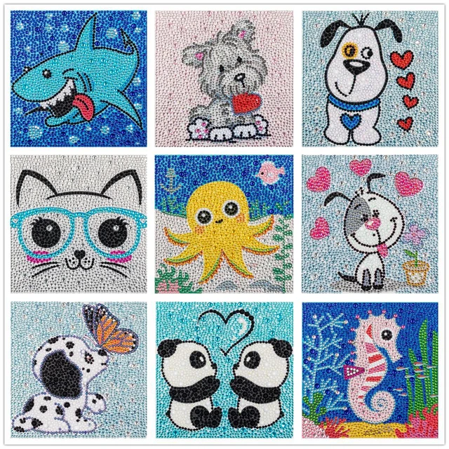 Diamond Painting for Kids Easy DIY Diamond Art Crafts Cartoon Animal  Dinosaur Owl Crystal Rhineston Embroidery Kit Children Gift - AliExpress