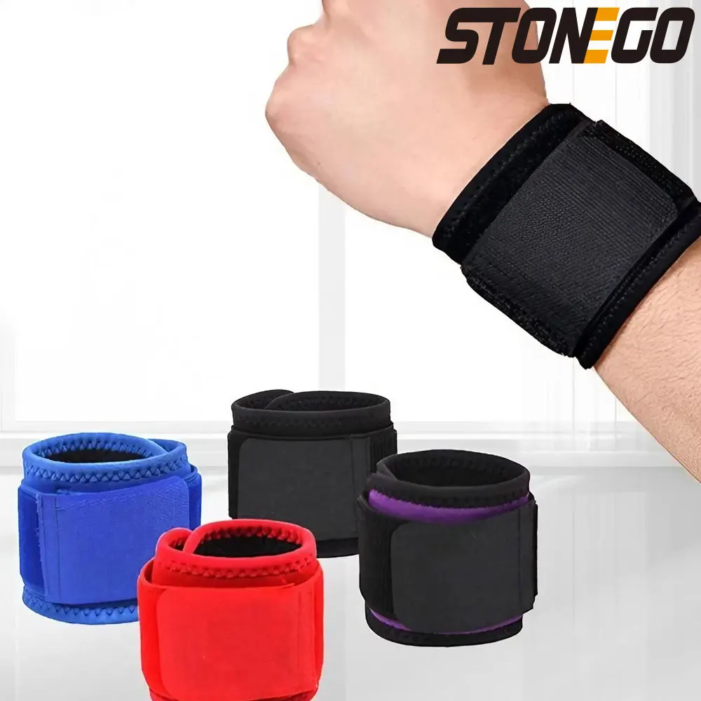 STONEGO 소프트 손목 밴드 손목 지원 Bracers 체육관 스포츠 손목 밴드 손목 보호대 통기성 랩 밴드 스트랩 안전
