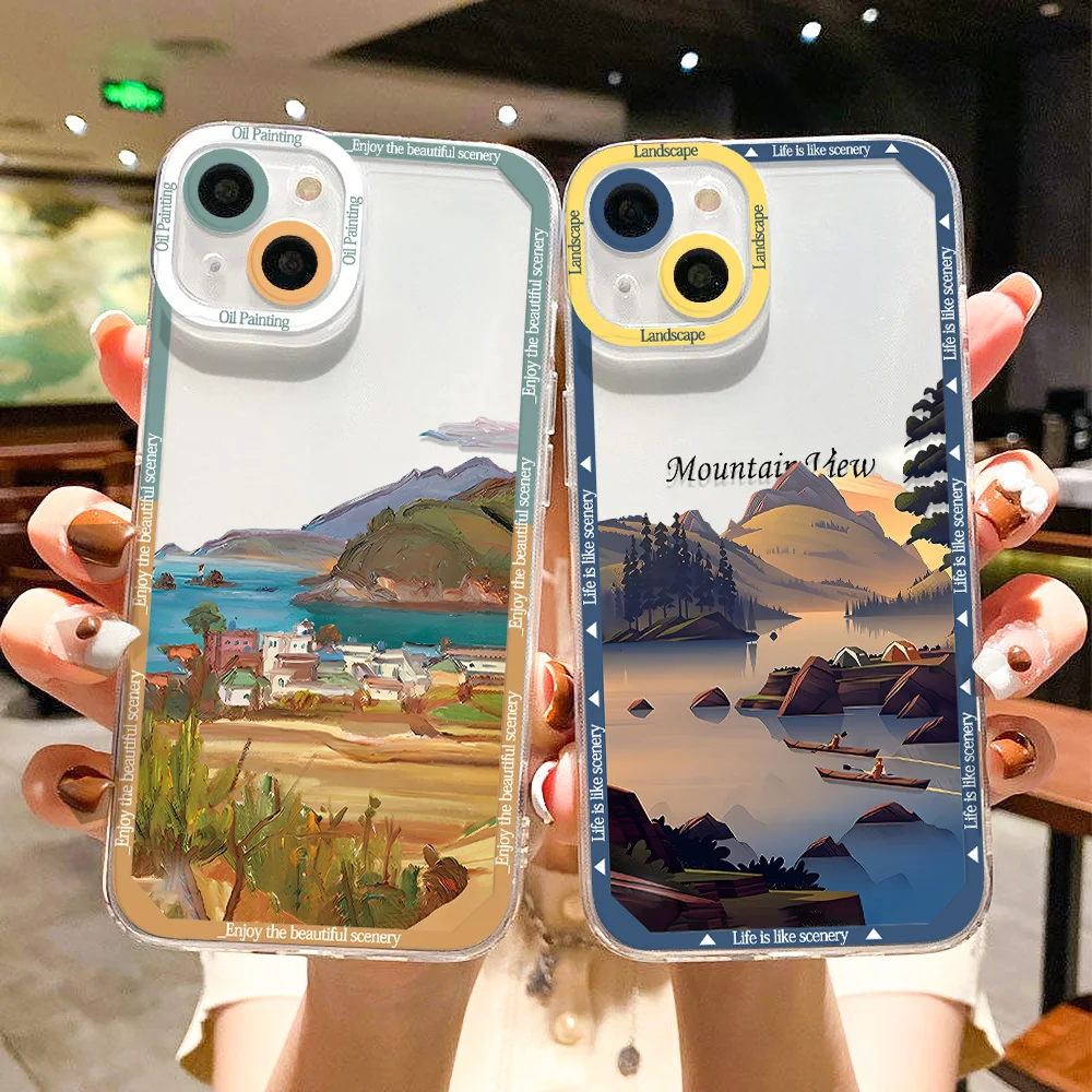 George Condo Art Phone Case For iPhone 11 12 Mini 13 14 Pro XS Max X 8 7 6s  Plus 5 SE XR Transparent Shell - AliExpress