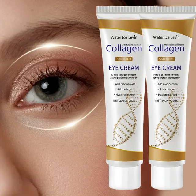 Crème pour les yeux au collagène, soin Anti-cernes, sacs pour les yeux, raffermissant, hydratant, soin pour les yeux 1