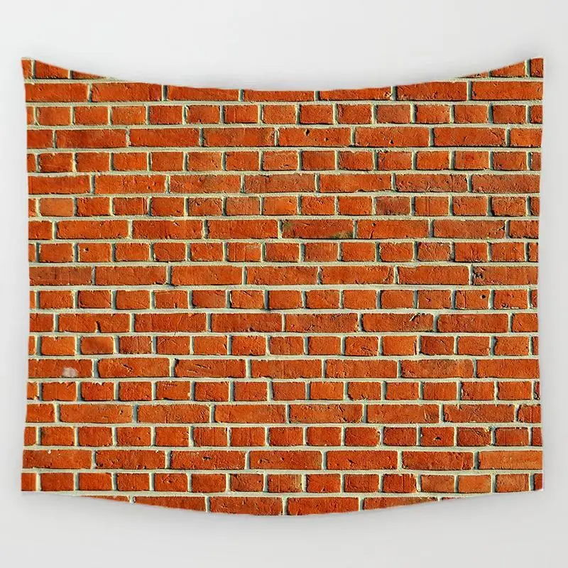 

Rainbow Brick Wall Tapestry WALL HANGING