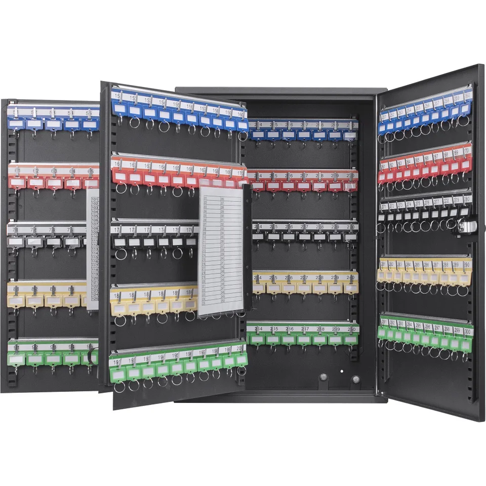 Adjustable Key Cabinet with Combination Lock