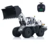 XDRC 1/14 580 RC LoaderMetal Hydraulic Construction Vehicles Smoke Sound Light Remote Control Cars Truck Earth Mover Boys Toys 2