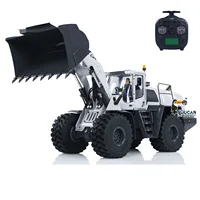 XDRC 1/14 580 RC LoaderMetal Hydraulic Construction Vehicles Smoke Sound Light Remote Control Cars Truck Earth Mover Boys Toys 2