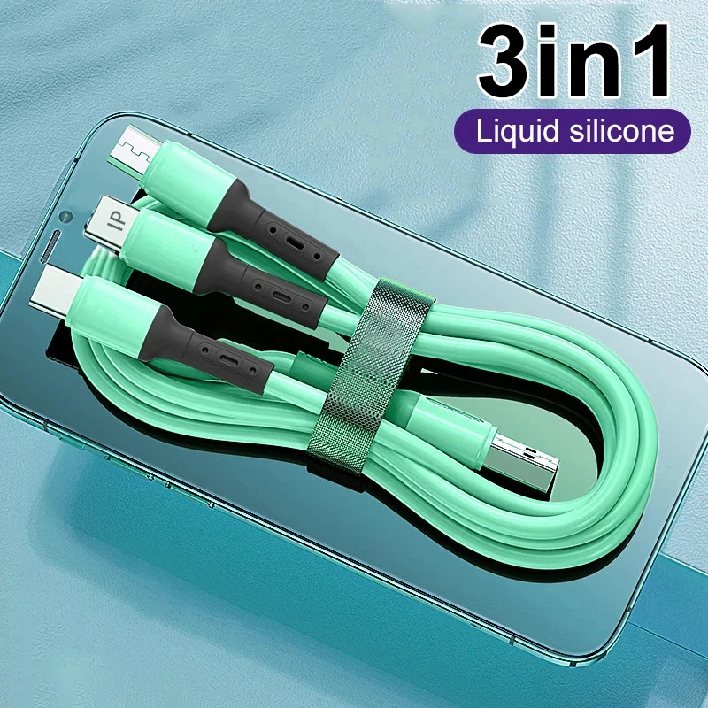 Зарядный USB-кабель 3 в 1 5 А Micro USB Samsung Huawei |