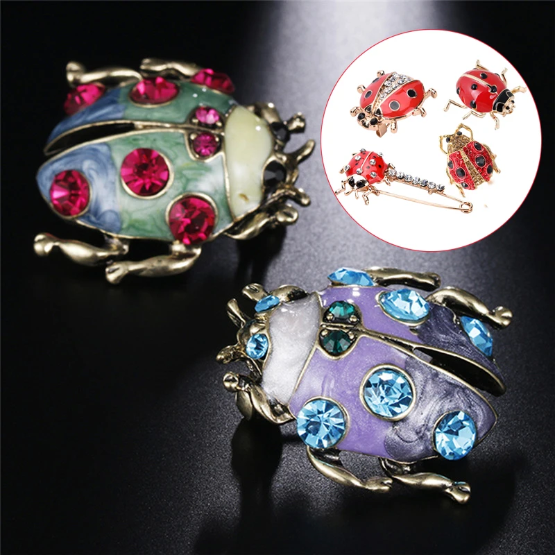 Vintage Strass Brosche Schmuck Tier Brosche Pins Für Frauen Mode Frauen Party Schal Clip