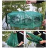 50/60/70cm Automatic Fishing Net Portable Folding Fly Fish Mesh For Carp Crucian Crab Shrimp Lobster Multi Holes Fish Net