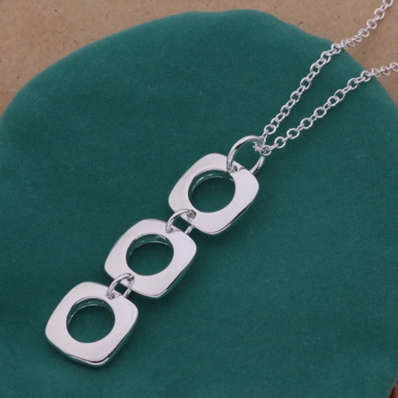 Silver Necklace Pendant 925 Sterling Silver Necklace Pendant For Women Exquisite Student Girlfriend Jewelry Accessories Wedding