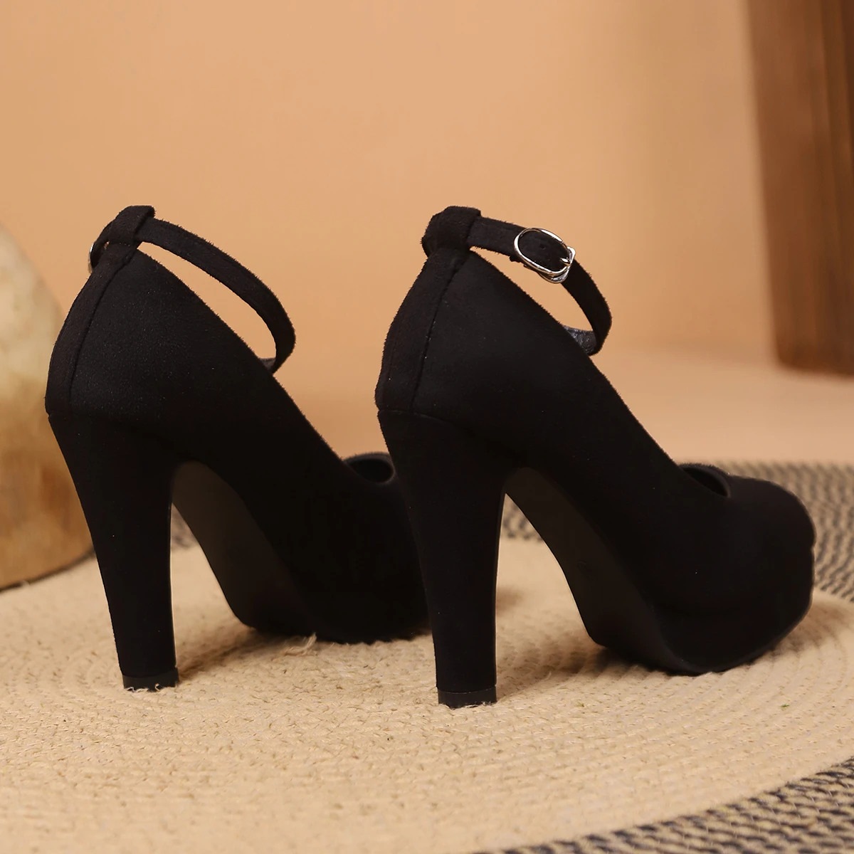 Black Patent Platform Shoes - Size 10/11 | Oriental Trading