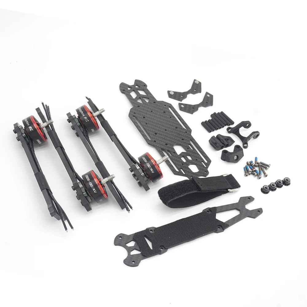 DolphinRC 7 Inch Carbon Fiber Drone Frame Kit with 2808-1300KV Motors - Lightweight Quadcopter Frame for Long-Range FPV Racing 4