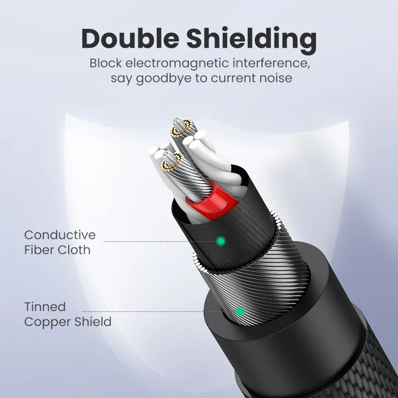 Ugreen-Aux ̺, 3.5mm  ׷ 100/50/30/10 , ǹ  ھ , 1m 2m  Ŀ 3.5  ̺,  