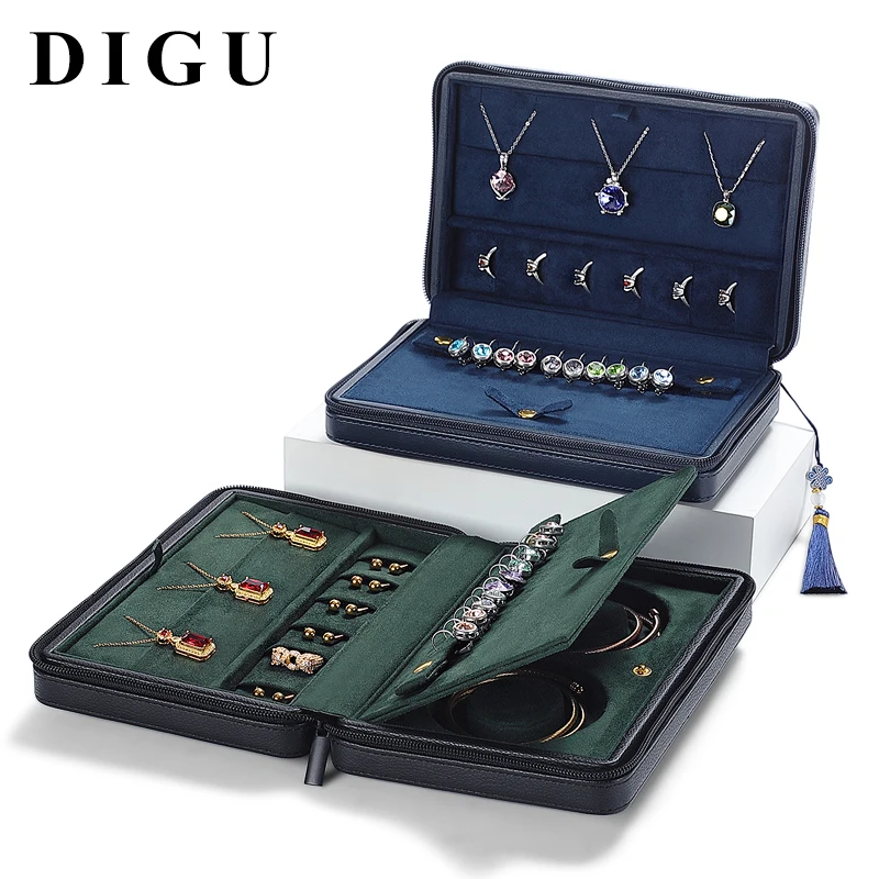 Portable Jewelry Box 2022 New Ring Earrings Bracelet Necklace Storage Box Hand Jewelry Storage Box