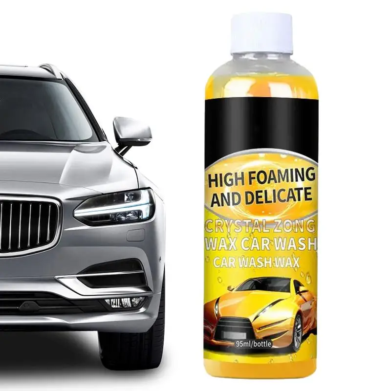 Foam Car Wash Liquid  3.2oz High Concentration Foaming Car Cleaner Liquid Safe Neutral Formula Car Shampoo For Stubborn Stains
