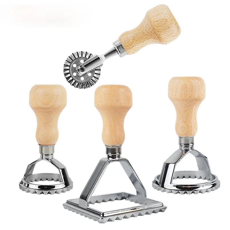 Biscuit Mould Pasta Maker Cutting Wheel Tools Cookie Cutter DIY Irregular Kitchen Gadgets Round Square Supplies