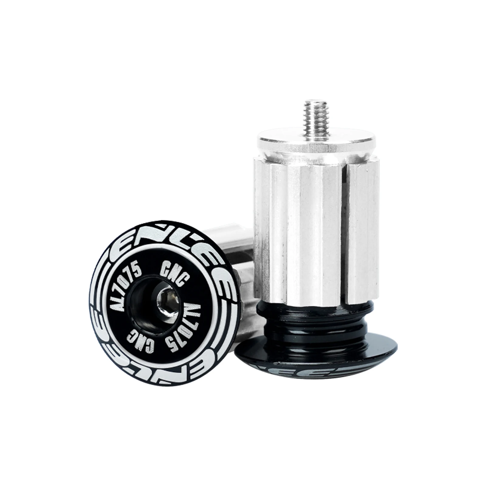 ENLEE Bicycle Handlebar Plug Aluminum Alloy Handle Bar End Cap For Mountain Road Bike Folding Expansion Plug Cycling