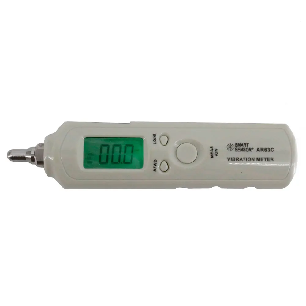 AR63C Portable Digital Vibration Tester Vibrator Velocity 0.1~199.9m/s