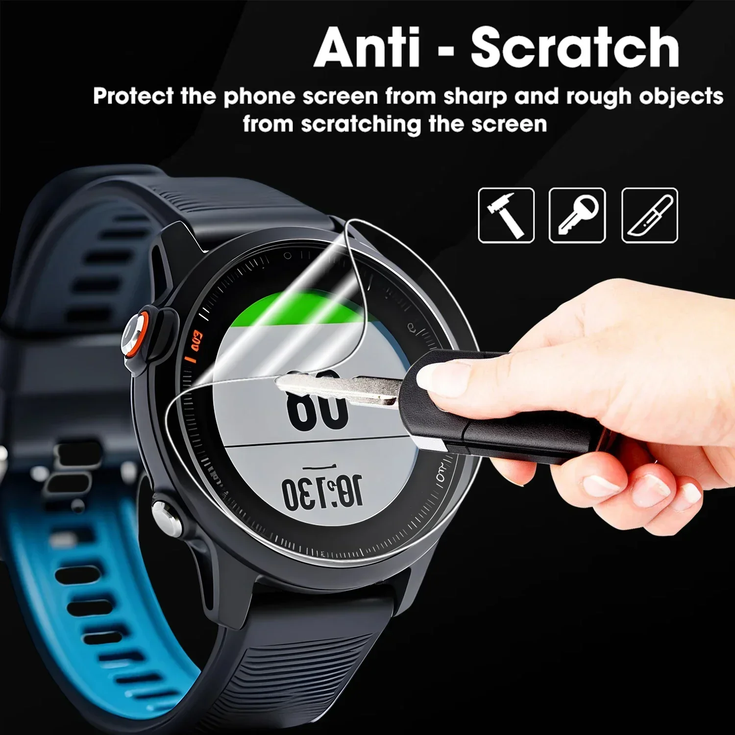 1-10Pcs Hydrogel Film For Garmin Approach S50 Screen Protector HD Clear Protective Cover Watch Films for Garmin S50 Accessories