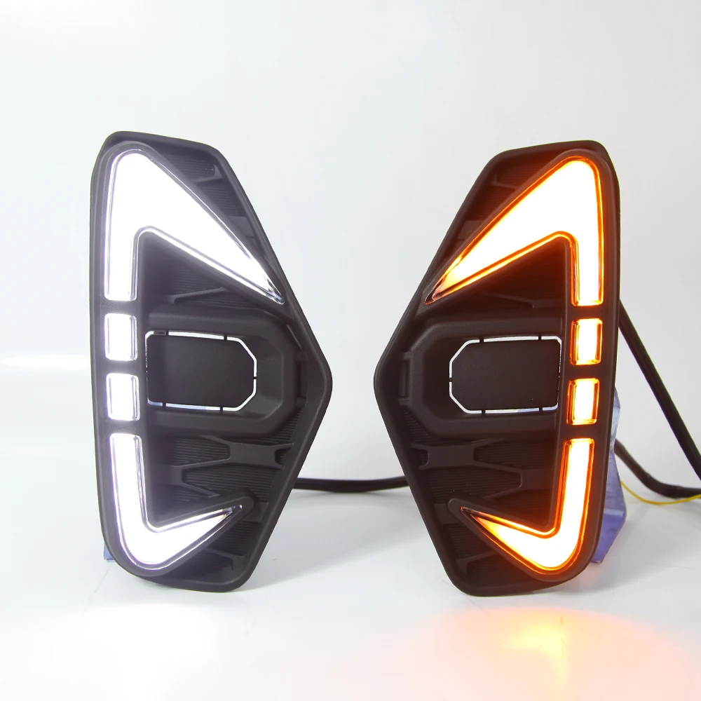 

High Quality LED DRL lamps Daytime Running Light drl Front Grille lamp for Nissan Navara NP 300 2020 2021