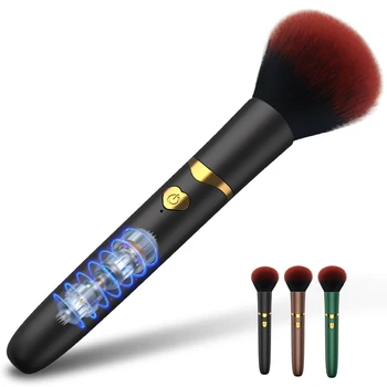 Vibrating Makeup Brush Clitoral Stimulator