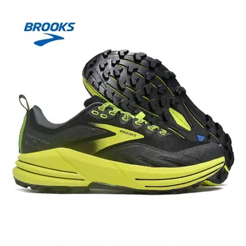 BROOKS Cascadia 16 Men Trail Running Shoes Women Mountain Marathon Training Shoes Non-slip Outdoor Camping Trekking Sneakers