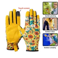 Outdoor Gardening Gloves Microfiber Leather Anti-thorn Weeding Sports Motorcycle Driver Wear-resistant Gloves With Touch Screen 1