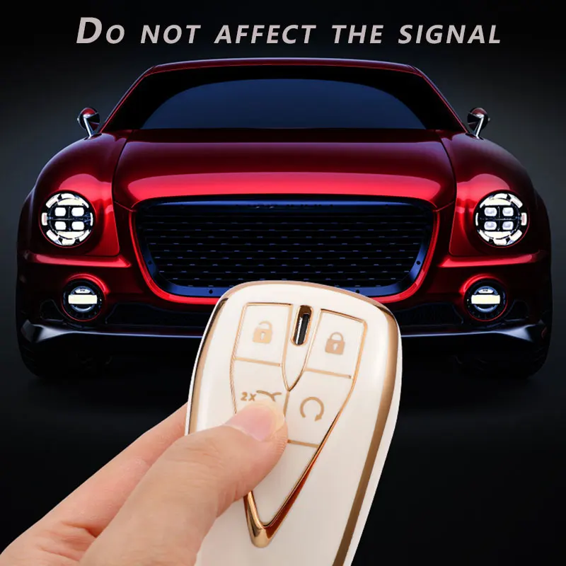 Soft TPU Car Remote Key Case Cover Shell for Changan CS35 Plus