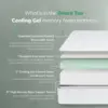 8 Inch Twin Memory Foam Mattress, Cooling Gel Green Tea Mattress Bed in a BoxUS Certified, Kids Mattress for Bunk Bed, 38"x75", 3