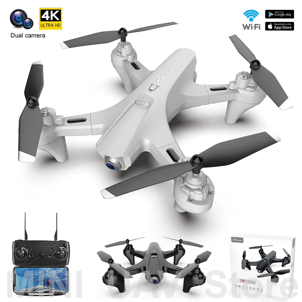 

LS-TUT Mini UAV Drone 4k RC Folding Quadcopter With Camera Aerial Photography Long Range Aircraft Remote Control Helicopter Toys