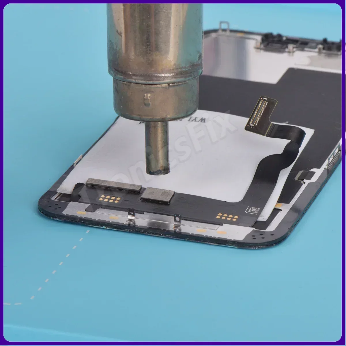 

Изоляционный лист WYLIE для экрана IPhone 11, 12, 13, 14, 15 Pro Max Plus Mini, ИС-трансплантация экрана, Теплоизоляционный лист для ремонта