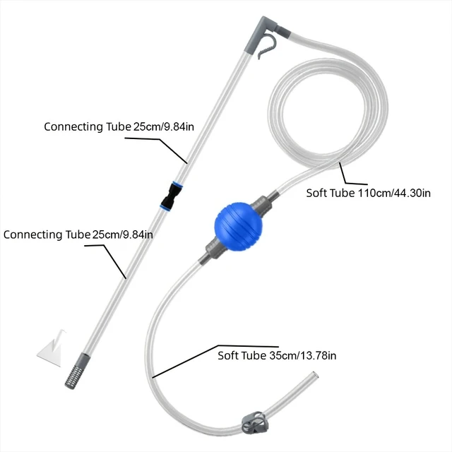 Aquarium Fish Tank Water Changer Pump Clean Tool Aquarium Siphon Vacuum Cleaner Changer Fish Tank Filter Pump Semi-automatic 4
