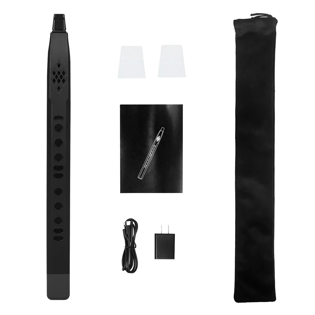 Digital Wind Instrument Rechargeable Electronic Saxophone Electronic Wind Instrument 13 Tones Electric Blowpipe Built-in Speaker