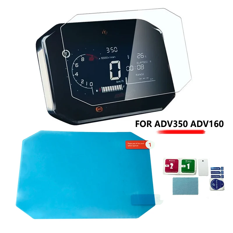 For HONDA ADV350 ADV160 ADV 350 160 Motorcycle Scratch Cluster Protection Instrument Film accessories Screen Dashboard
