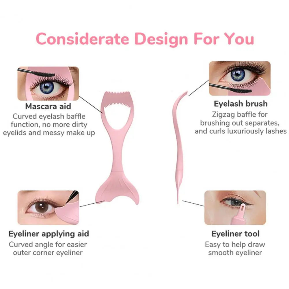 

Smudge-proof Mascara Application Tool Eyeliner Tools Reusable Silicone Mascara Applicators Gentle Eyeliner for Lashes for Upper