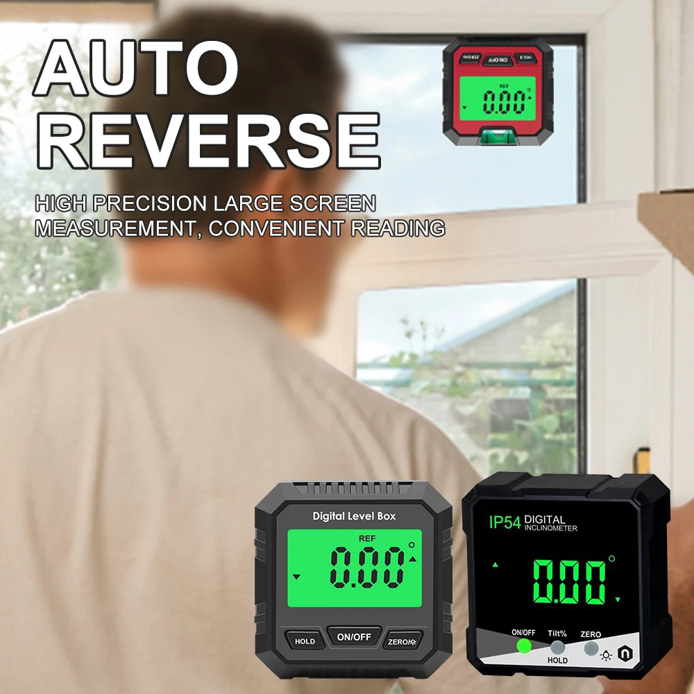 Digital Angle Meter Precision Digital Inclinometer Angle Meter Magnetic Spirit Level Gauge